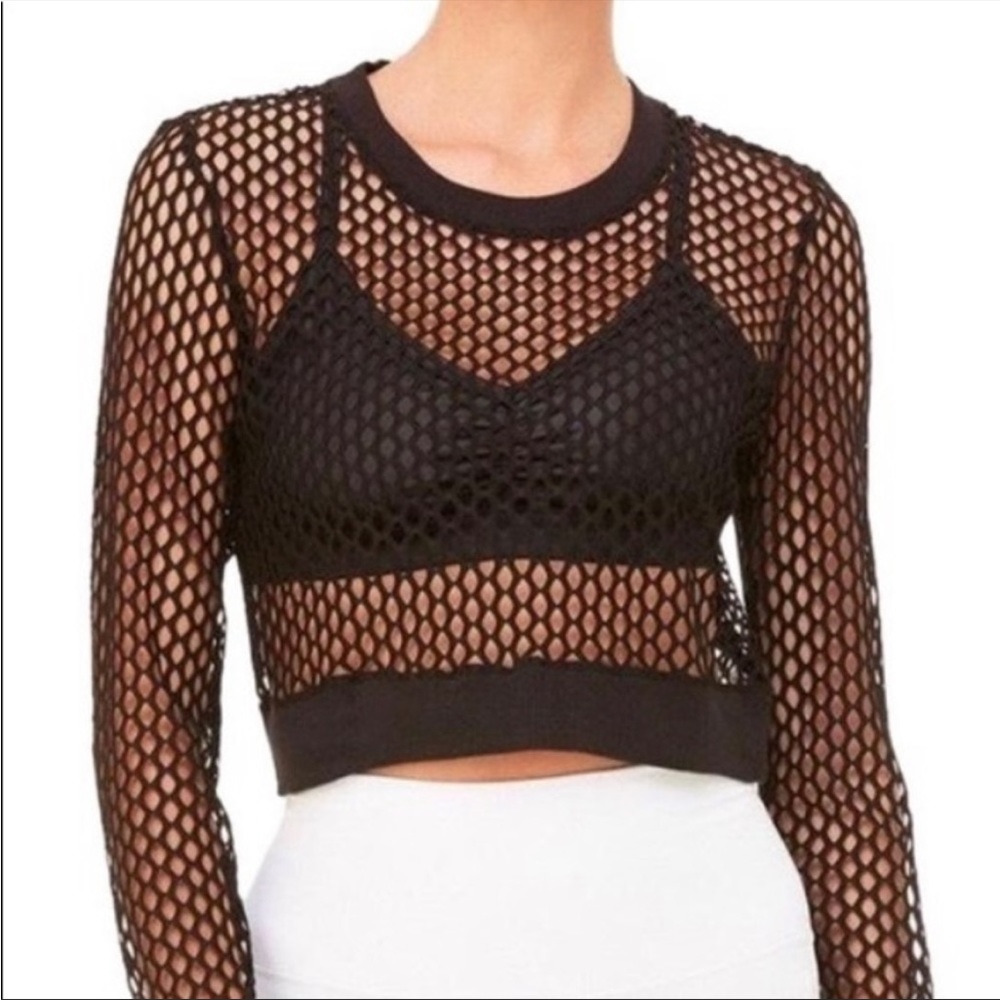 ALO Yoga Mesh Crop Top